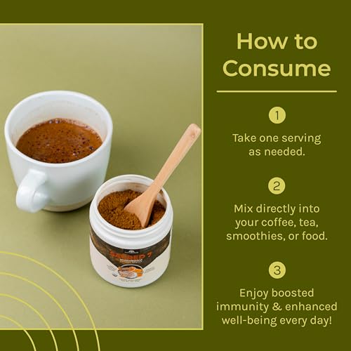 image for Naturealm - Sacred 7 Mushroom Extract Powder - Filler-Free - Organic -