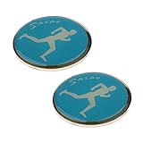 SM SunniMix 2pcs Tragbare Fußball (Fußball) Schiedsrichter/Münzfach Zubehör