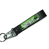 Decal Story Motorcycle Keychain Metal Key Tag Label Ring Compatible With Kawasaki Ninja 1000 400 300 250 650 500 ZX6R ZX10R ZX12R ZX14R ZX7R ZX9R ZX4R ZX4RR Green