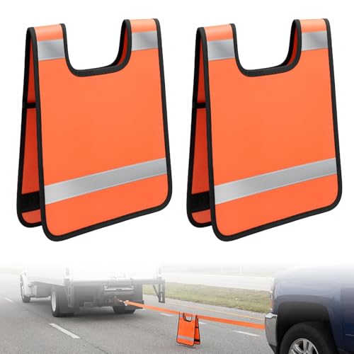 Tegeme 2-Pack Winch Damper Vinyl Recovery Rope Blanket