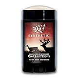 Conquest Scents Vs-1 Deer Scent Stick– Synthetic Deer Attractant & Doe Estrus Scent, for Pre-rut, Rut, and Post-Rut, Alternative Hunting Wax Stick, 2.5 oz