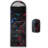 Axolotl Game Console Sleeping Bag for Kids Boys - Lightweight Warm Cold Weather Waterproof Portable for Outdoor Indoor, Kids Sleeping Bag, Camping Gear Equipment for Travelling Backpacking Hiking