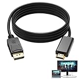 Transmission fluide : Adaptateur displayport vers hdmi assure une transmission fluide. Chaque détail de l’image est parfaitement net. Il élimine efficacement la latence d’image, offre une excellente résistance aux interférences et garantit une transmission vidéo stable, sans décalage ni scintillement. (Remarque : pour éviter les erreurs d’affichage, il est recommandé de connecter le câble directement de la source DP au moniteur HDMI, sans passer par une station d’accueil.)