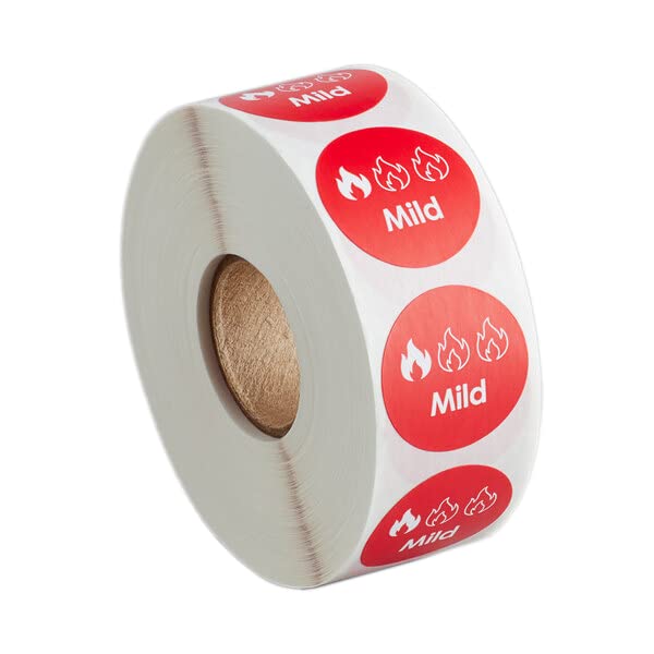 1000 Stickers Roll Mild Permanent 1 Inch Round Label Sticker