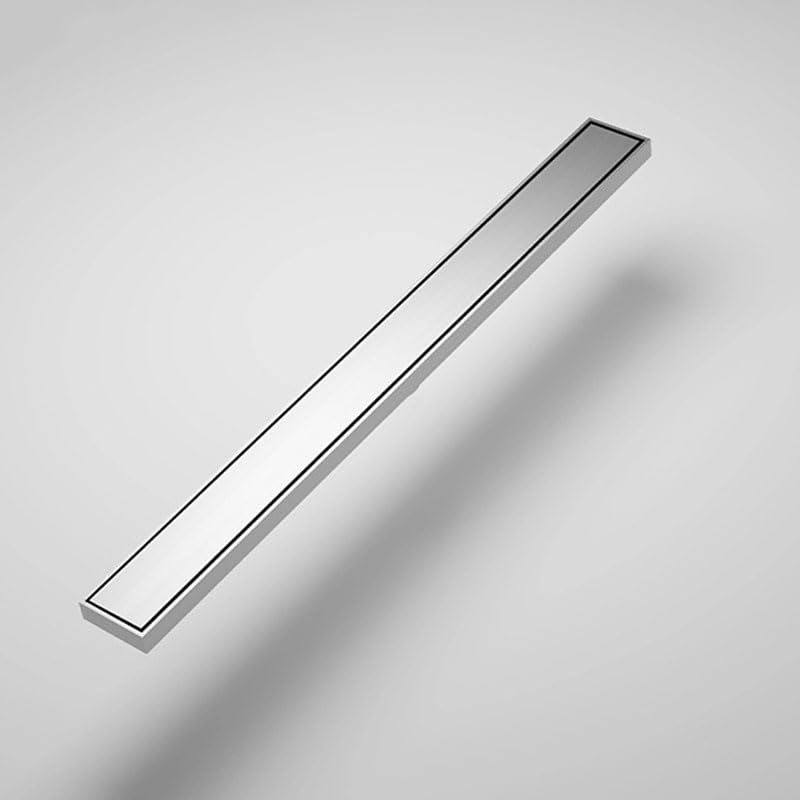 Czarny odpływ prysznicowy ze stali nierdzewnej – bardzo płaski liniowy odpływ z filtrem do włosów i pułapką zapachową dla maksymalnego przepływu wody, łatwe czyszczenie i rozwiązanie łazienkowe