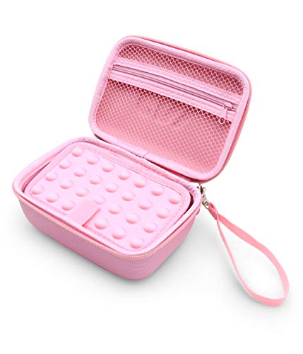 Casematix Clipper Guard Holder With 12 Clipper Blade Case Slots Compatible With Oster Clippers, Andis Clipper Blades, Babylisspro Blades, Wahl Blades With Metal Blade Holder Top Pocket - Case Only #TOP1
