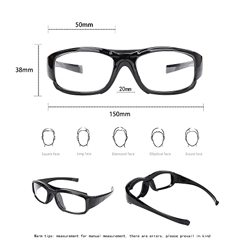 Soogree Sport Goggles Glasses Squash & Racquetball Goggles Basketball Glasses Adjustable Strap Resistant Impact #TOP1