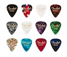 The Fender 351 shape celluloid premium guitar picks reflect Fender's rich heritage and commitment to excellence in musical accessories; It is our most popular pick design and is a perfect accessory for players of versatile styles and techniques These...