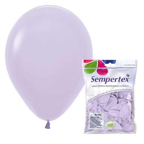 Image of Sempertex Pastel Matte Lilac Balloons, Latex, 11 Inch, 25 Pcs