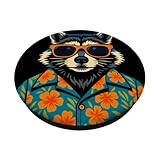 Zoom IMG-1 procione fresco in stile hawaiano Zoom IMG-1 procione fresco in stile hawaiano