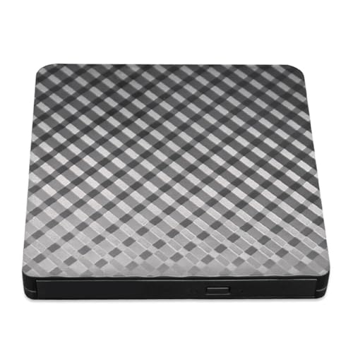 ZGJIAJU Reproductor de DVD Unidad De CD DVD Externa USB3.0, Grabadora De CD Plug and Play, Unidad Libre, Unidad Óptica Externa, Reproductor De CD Y DVD(Black)