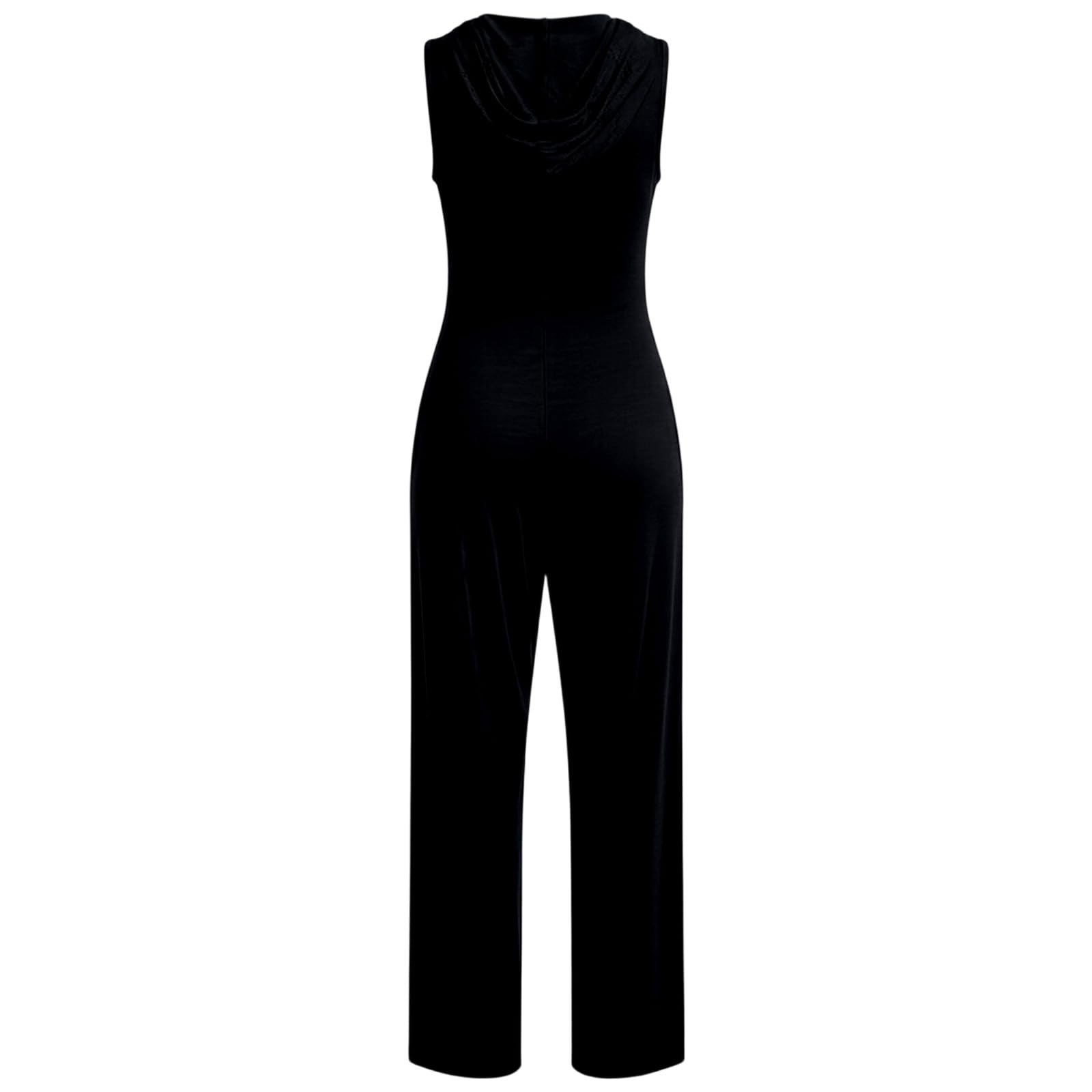 Mono con capucha, cuello y bolsillos, pierna ancha, ligero para verano, mujer, estilo casual y cómodo, perfecto para actividades al aire libre, viajes y descanso, colores vivos