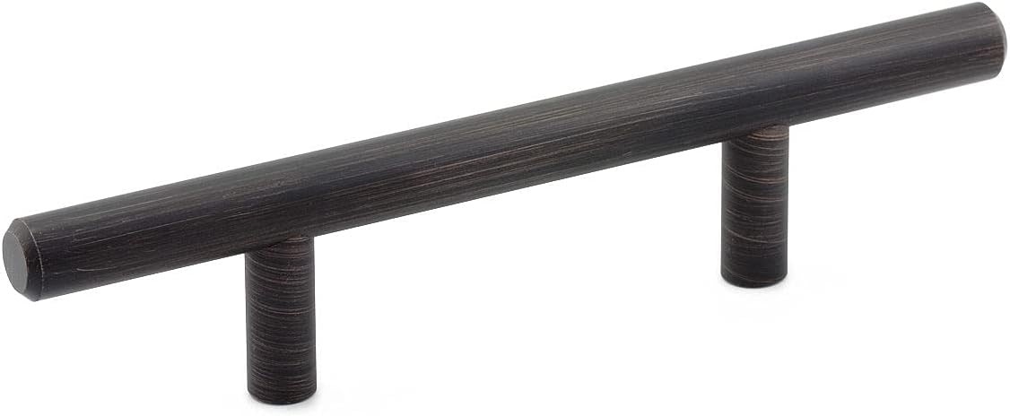 Richelieu Hardware BP30576900 Washington Collection 3-inch (76 mm) Matte Black Modern Cabinet Bar Pull (Pack of 4)