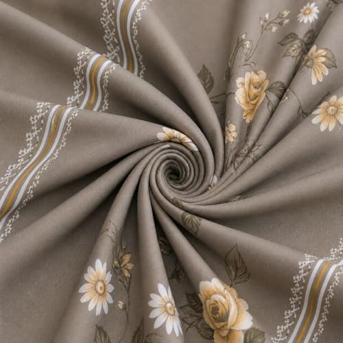 Image of Castiqa 400 TC Cotton Feels All Over Elastic Fitted Bedsheet Set Perfect Upto 10inch Mattress with 2 Matching Pillow Covers Size-18x28inch (Queen Size 60x78, Black Stripes)
