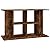 vidaXL Smoked Oak Engineered Wood Aquarium Stand - Sturdy Fish Tank Display & Storage Base