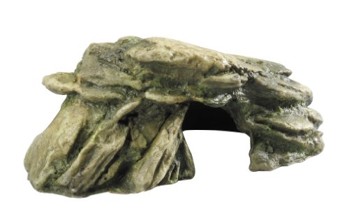 Aquarium Deko Stein Slate - Natürlicher Schiefer-Felsen 25,5cm Für Süß- & Meerwasser