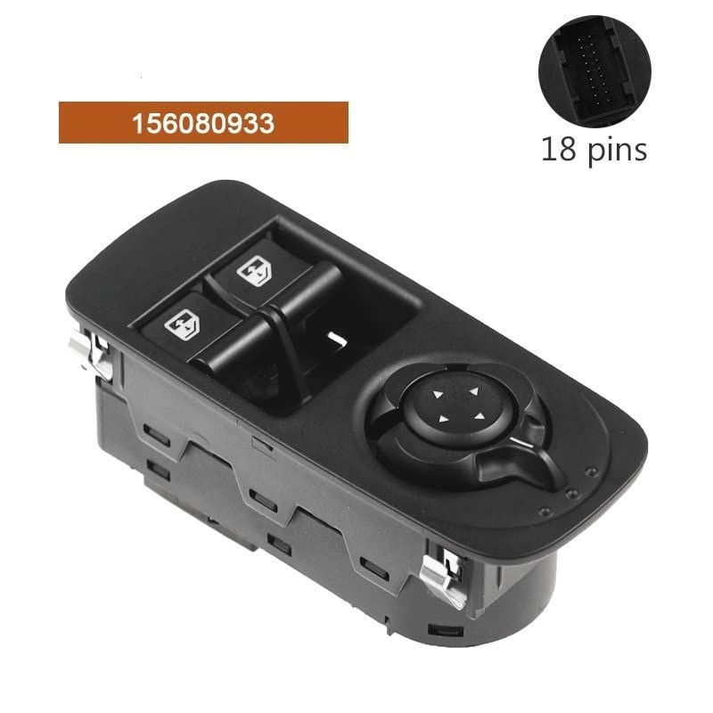 Bouton de fenêtre principal Alfa Romeo Mito commande électrique 18 broches 156085170