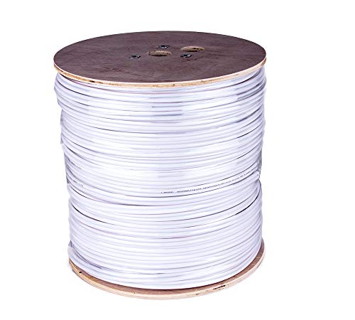 Five Star Cable 1000 ft. RG6 Quad Shielded Coaxial Cable ETL Listed for use with Audio/Video, Radio Frequency, and CATV/MATV Transmissions. White by Five Star - Image 4