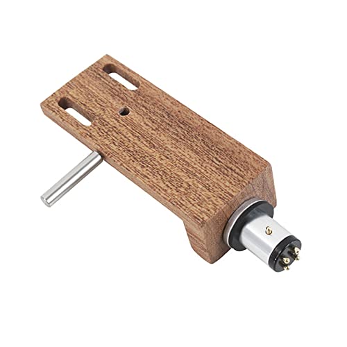 Cables para tocadiscos Phono y carcasa giratoria de madera contra vibraciones 6