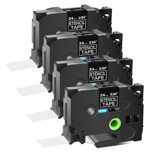 �u���b�N�G�b�`���O�X�e���V�����x���e�[�v�J�Z�b�g4pk Ste-141 151 161 Compatible With 18 24 36mm��ڒ��e�[�v�ƌ݊���(4PK 24mm)