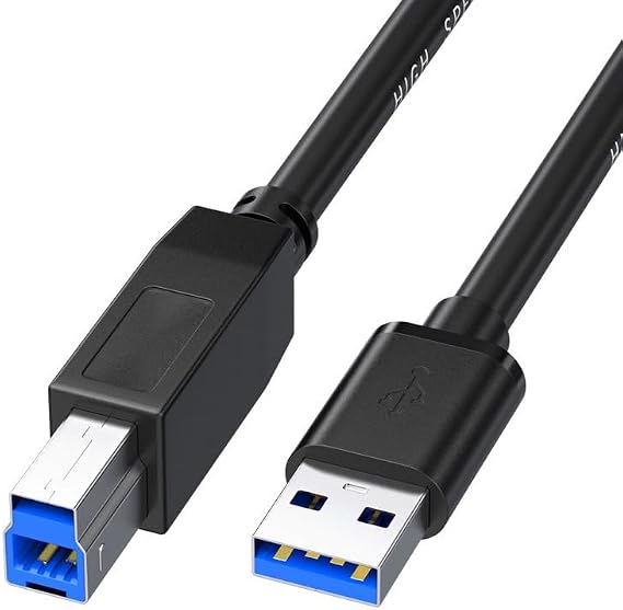USB 3.0 ケーブル USB 3.0 A B ケーブル ブラック USB タイプA オス タイプB オス 2m