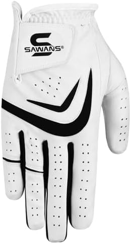 SAWANS golf gloves for men left and right hand non slip leather g...