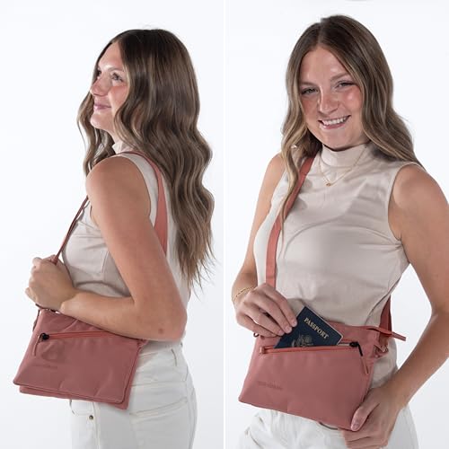 Image of Sherpani Zoom, Small Crossbody Purse, Nylon Crossbody Bag, Lightweight Cross Body Bag, Sleek Dual Pouch, Purses for Women