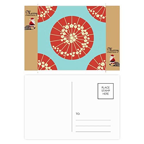Cartes postales fleurs et parapluies Sakura lot de 20 à offrir pour anniversaire