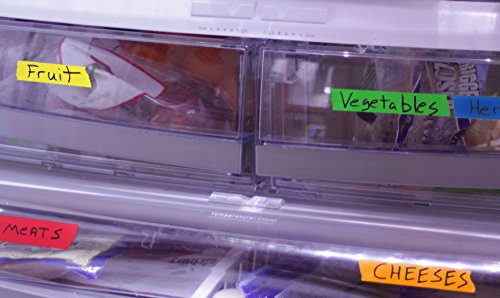 Chromalabel 0.75 Inch Clean Remove Color Code Tape, 500 Inch Roll, Orange #TOP4