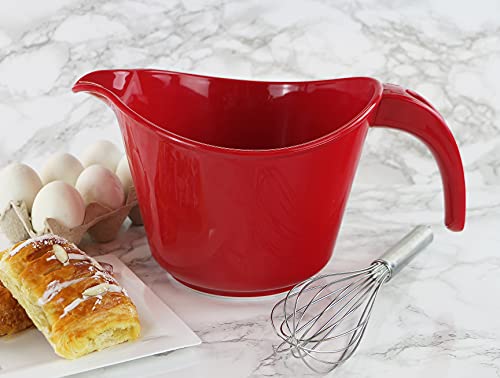 Reston Lloyd, Red Calypso Basics 2-Quart Microwave Safe Batter Bowl #TOP1
