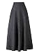 Choies Women's High Waist A-line Flared Long Skirt Midi Cause Skirt S