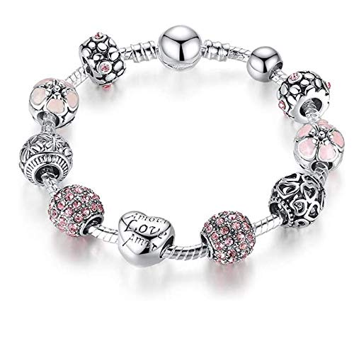 DIY Charm Beads Bracelet Love Fashion Gift