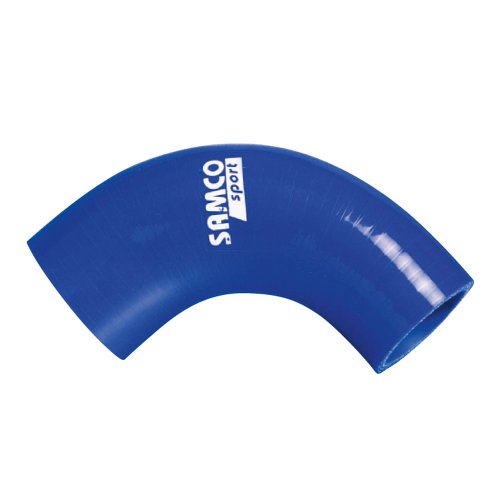 Samco Durite Silicone réducteur coudée 90 degré bleu - Longueur 102mm - Ø19>16mm Cover