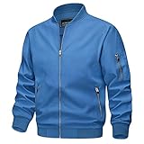 Estilo cargo de béisbol casual con diseño de cuello alto, adecuado para primavera y otoño