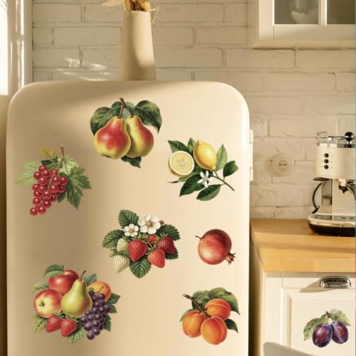 SUPERDANT 11pcs Vintage Fruit Wall Stickers