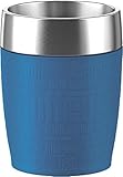 emsa Isolierbecher TRAVEL CUP, 0, 20 L., Manschette blau
