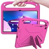 ATOOZ for Lenovo Tab M10 Plus (Gen 3) Case 10.6-inch 2022, Kids Case Cover with Shockproof Handle Stand for Lenovo Tab M10 Plus 3rd Gen (TB125FU / TB128FU / TB128XU) 10.6' Tablet (Rose)