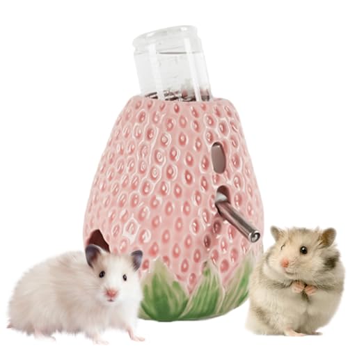Bouteille d'eau pour hamster 80ml fraise pour gerbille et souris