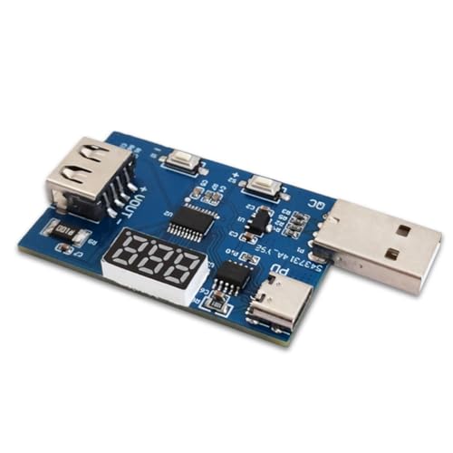 Bloepum QC2.0 QC3.0 PD3.0 Navy Blue Decoy Module 3.6-20V Adjustable Multifunction Voltage Charging Head Test Aging Module