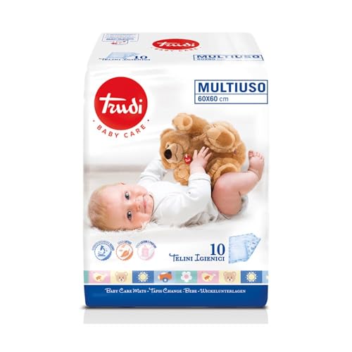 Trudi Baby Care Mehrzweck-Tuch, 60 x 60 cm, mit Filter, hypoallergen, 10 Stück Trudi Baby Care Mehrzweck-Tuch, 60 x 60 cm, mit Filter, hypoallergen, 10 Stück