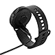 Simpeak 2 Stück Ladegerät Kompatibel mit Garmin Vivoactive 6/5/4/Fenix 8/7/6/Forerunner 165/Venu 3/Approach/Quatix/Vivomove/Instinct, 100cm Ersatz USB Ladekabel und Type C Ladekabel, Schwarz