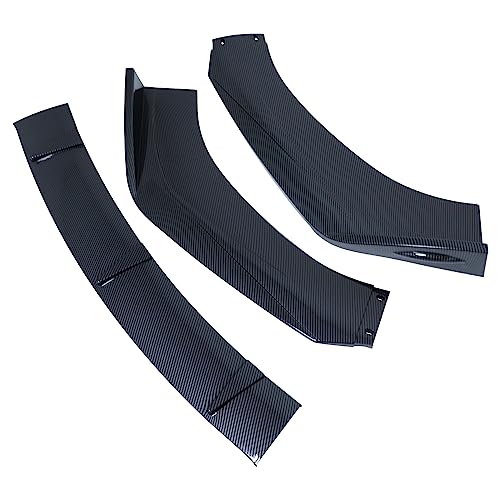 MotorFansClub 3pcs Front Bumper Lip Fit for Audi A4 B8 Sport Style 2009 2010 2011 2012 Splitter Trim Protection Spoiler, Carbon Fiber Style by MotorFansClub - Image 5