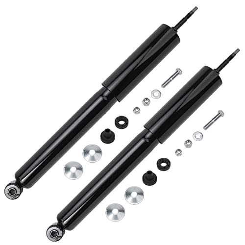 Image of Detroit Axle - Rear 2pc Shock Absorbers for 1994-2004 Ford Mustang, 2 Complete Shock Absorbers Assembly 1995 1996 1997 1998 1999 2000 2001 2002 2003 Replacement