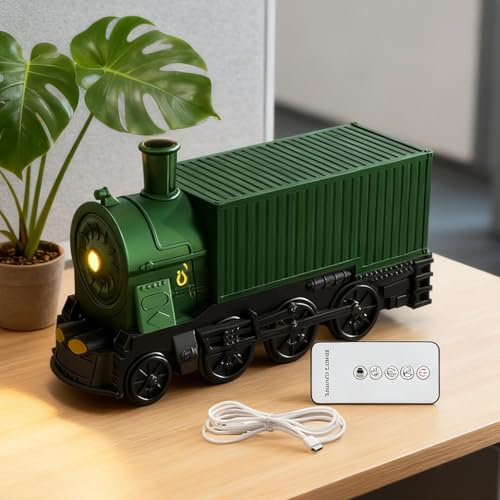 Humidificateurs pour chambre contre l'air sec, diffuseur d'aromathérapie train 300 ml