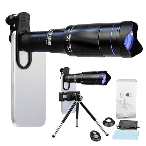 Kit de lentes teleobjetivo 40x para teléfono móvil compatible con senderismo 5