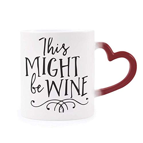 Taza interactiva Morphing que evita quemaduras y decora con corazón rojo 2