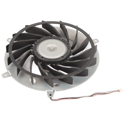 Chiffonade 15 Blades Cooling Fan Replacement 12V 2.65A 5.71in Metal Internal Fan for PS3 Console Heat Dissipation