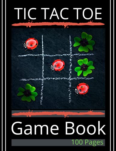 Tic Tac Toe Game Book - Clover And Ladybug Edition: Beautiful Cover Graphics And Interior Design. Suited for All Ages, Kids - Adults. Perfect Time Killer! image 2