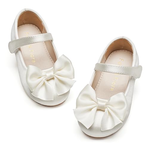 Image of Felix & Flora Toddler Flower Girl Dress Shoes Girl Ballet Flats Party School Shoes Wedding