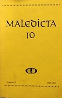 Maledicta: The International Journal of Verbal Aggression 0916500306 Book Cover